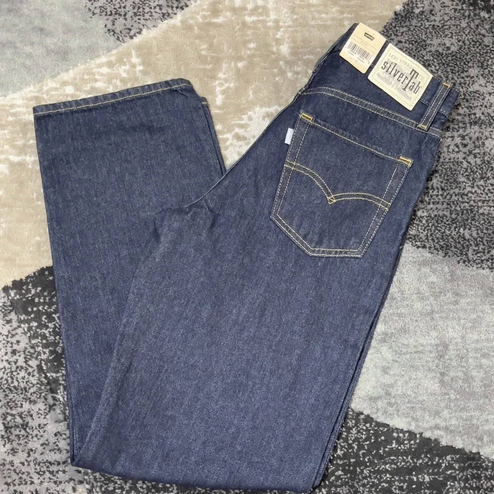 Levis Jeans SilverTab '94‎ Baggy Men Size 27x31 Blue Denim Dark Wash Skater NEW